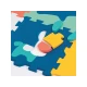Puzzle penové 180x180cm Jumbo XXL – Ludi 10014LU