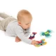 Baby spinnery majú mäkké, pružné okraje a pri otáčaní vydávajú zvuk, ktorý dieťa zaujme.