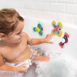 Zvýhodnený rozvojový set Baby spinnery 3 ks a Montessori box 4 v 1