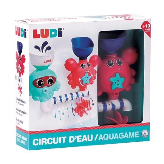 Vodný mlynček s potrubím s ktorým bude kúpanie zábavnejšie.