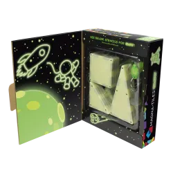 Magnetická stavebnica Glow 16 dielov