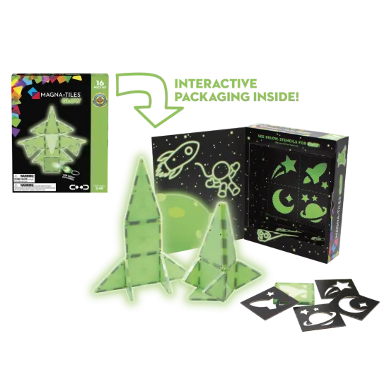 Originálna magnetická stavebnica, ktorá svieti v tme.