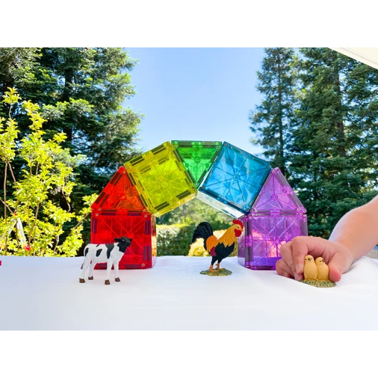 Magnetická stavebnica Metropolis 110 dielov od Magna Tiles.