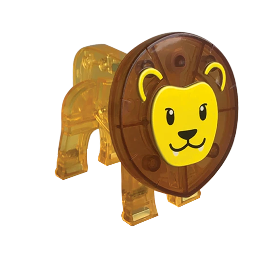 Preskúmajte africkú divočinu s magnetickou stavebnicou.