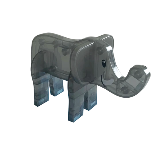 Preskúmajte africkú divočinu s magnetickou stavebnicou.