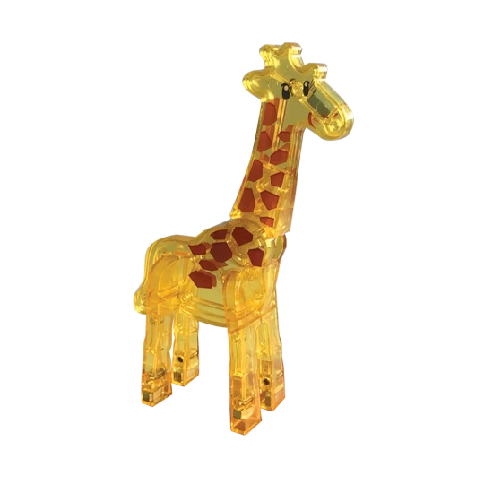 Preskúmajte africkú divočinu s magnetickou stavebnicou.