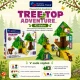 Magnetická stavebnica Treetop Adventure 42 dielov