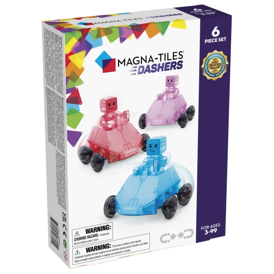 Pripravte sa na preteky s magnetickou stavebnicou Dashers.