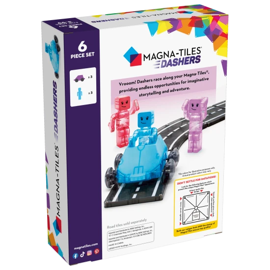 Pripravte sa na preteky s magnetickou stavebnicou Dashers.