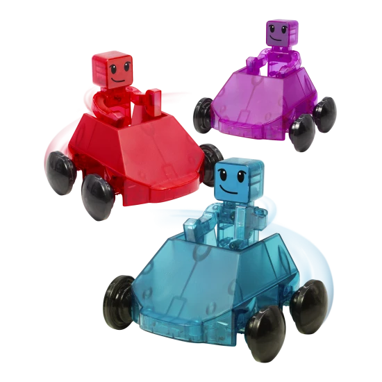 Pripravte sa na preteky s magnetickou stavebnicou Dashers.