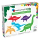 Súprava piatich figúrok dinosaurov od Magna-Tiles.