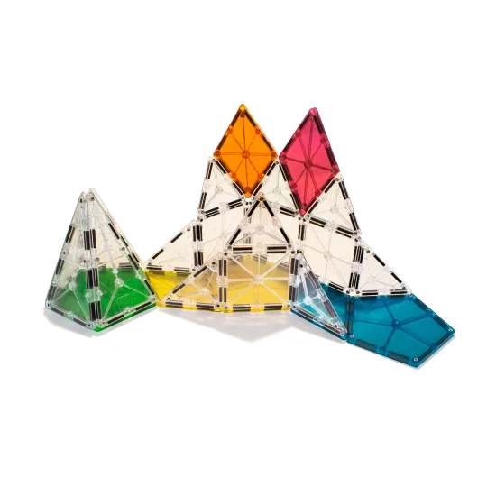 Originálna 8 dielna magnetická stavebnica MAGNA-TILES.