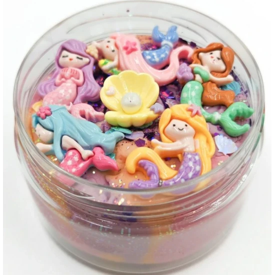 Mamolína Morské panny – trblietavá voňavá plastelína pre deti