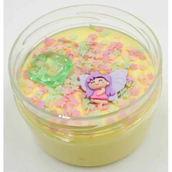 Penový sliz Slizáčik Víla s konfetami, drahokamom a figúrkou víly