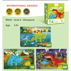 LEVEL UP! 04 - Dinosaury - Puzzle
