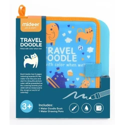 Kreatívny denník - Maľovanie vodou - Modrý