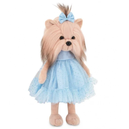 Lucky Doggy oblečenie pre psíka Blue Dream – jemné tylové šaty pre plyšového psíka