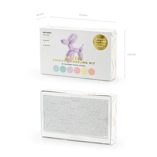 Modelovacie balóny Pastelové 30 ks pre deti, ktoré majú záujem o tvorivé a zábavné aktivity.