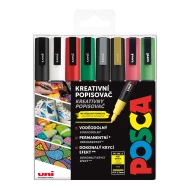 Akrylové fixky POSCA 3M Christmas 8 ks