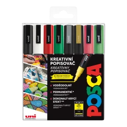 Akrylové fixky POSCA 3M Christmas 8 ks