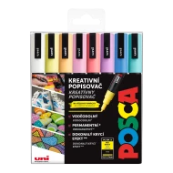 Akrylové fixky POSCA 3M pastelové farby 8 ks