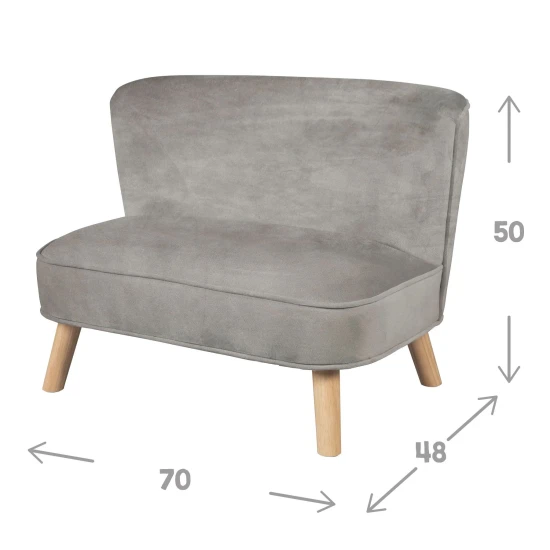 Detská pohovka Lil Sofa Sivá