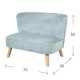 Detská pohovka Lil Sofa Svetlomodrá