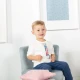 Detské kreslo Svetlomodrá