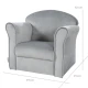 Detské kreslo Lil Sofa s podrúčkami Sivá