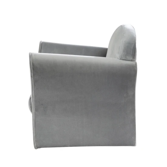 Detské kreslo Lil Sofa s podrúčkami Sivá