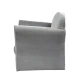 Detské kreslo Lil Sofa s podrúčkami Sivá
