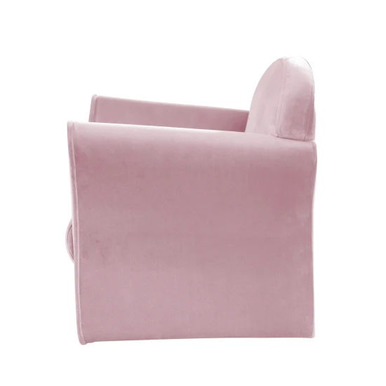 Detské kreslo Lil Sofa s podrúčkami Ružová