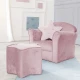 Detské kreslo Lil Sofa s podrúčkami Ružová