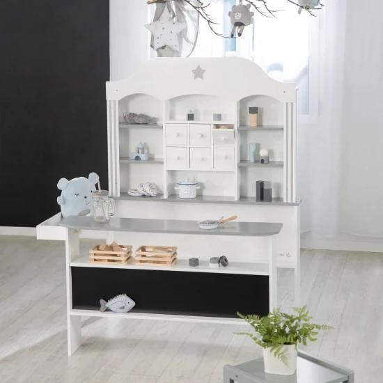 Detský drevený obchodík Candyshop Biela