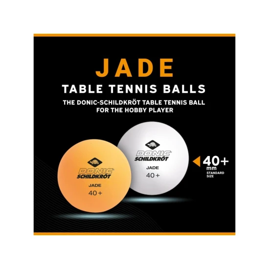 Donic-Schildkröt – loptičky na stolný tenis Jade Poly 40, 6 ks Donic-Schildkröt – loptičky na stolný tenis Jade Poly 40, 6 ks DONIC_608509