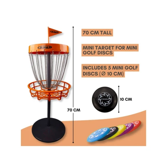 Guru – záhradná hra Mini Discgolf set – súprava s 5 diskami GURU_970362