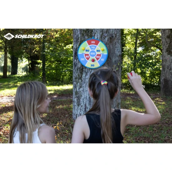 Schildkröt – obojstranný terč na suchý zips + 6 guľôčok SCHILD_970354