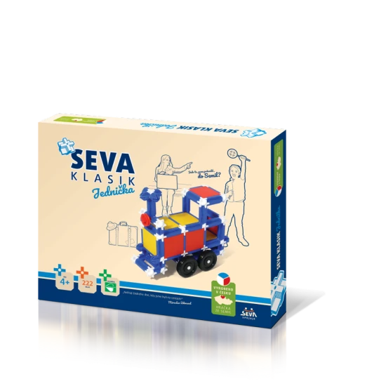 Stavebnica Klasik Jednička 222 dielikov – Seva 360301-1