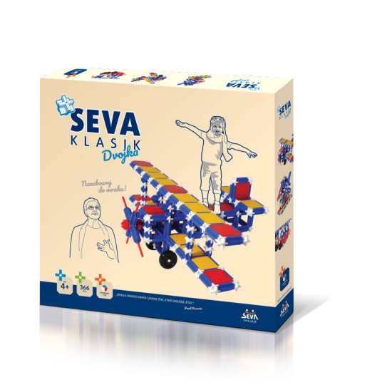 Stavebnica Klasik Dvojka 351 dielikov – Seva 360301-2