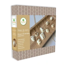 Výroba šperkov - Šperky z cementu a zlatej fólie