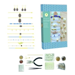 Výroba šperkov - Náramky a šperky z cementu a zlatej fólie