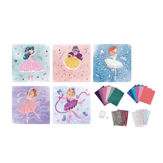 Kreativna suprava Lovely Box – Mozaika Princezne baletky pre deti