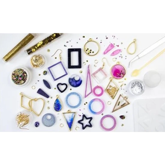 Výroba šperkov z UV živice – kreatívna súprava pre dievčatá, UV lampa, živica a šperky