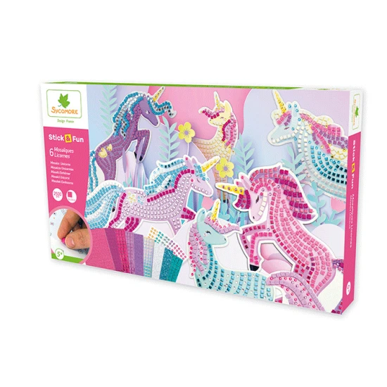 Sycomore Stick & Fun XXL kreatívna súprava Mozaika Jednorožce SYC_CRE7050