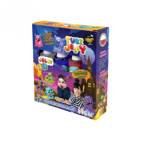 Tubi Jelly Kreatívny set Príšerky na tvorbu 3D figúrok