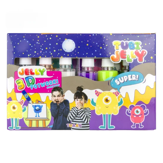Tubi Jelly Kreatívny set XL Príšerky na tvorbu 3D figúrok