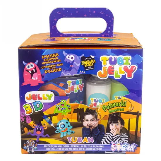 Tubi Jelly Kreatívny set s akváriom XL Príšerky na tvorbu 3D figúrok