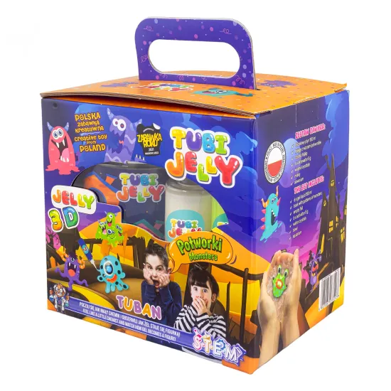 Tubi Jelly Kreatívny set s akváriom XL Príšerky na tvorbu 3D figúrok