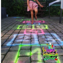 Neónová kriedová farba v spreji 150 ml Žltá