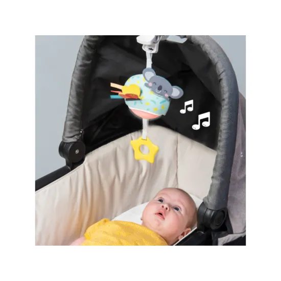Hudobná Koala zabaví dieťa doma aj na cestách a pomáha rozvíjať jednotlivé zmysly dieťaťa.